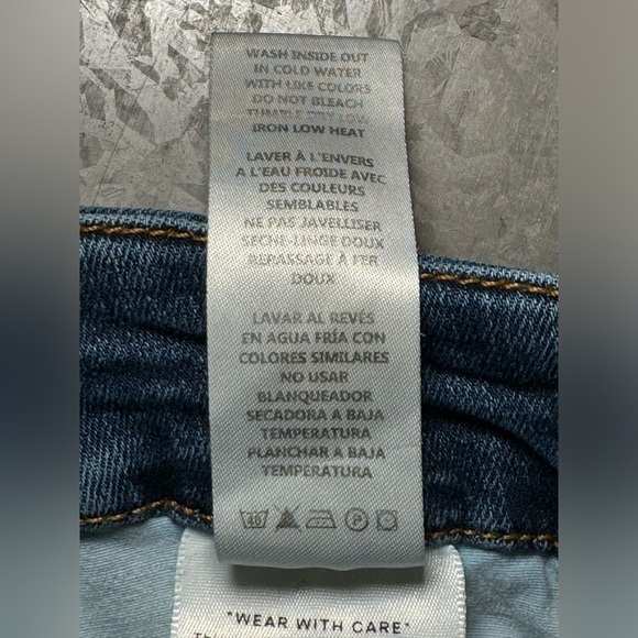 Good American Blue Distressed Jeans - Picture 10 of 12